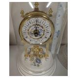 Set of 2 Glass Dome Anniversary Clocks - Kundo and Howard Miller