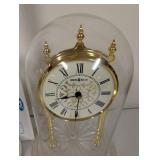Set of 2 Glass Dome Anniversary Clocks - Kundo and Howard Miller