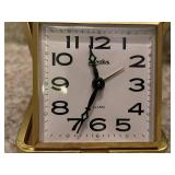 Collection of 5 Vintage Travel Alarm Clocks Phinney-Walker and Linden