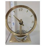 Vintage Brass Mid-Century Electric Desk Clock