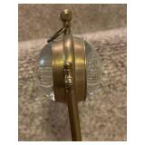 Vintage Brass Table Clock with Mechanical Movement