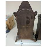 Pair of Antique Wooden Mantel Clocks with Roman Numeral Dials