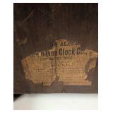 Pair of Antique Wooden Mantel Clocks with Roman Numeral Dials