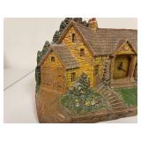 Vintage Homestead Cottage Mantel Clock by The Detweiller Clock Mfg. Co.