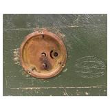 Vintage Homestead Cottage Mantel Clock by The Detweiller Clock Mfg. Co.