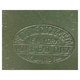 Vintage Homestead Cottage Mantel Clock by The Detweiller Clock Mfg. Co.