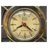 Vintage Sessions Nautical Ship Wheel Wall Clock with Metal Sails