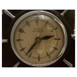 Vintage United Model 431 Ship Mantel Clock with Spinning Sails