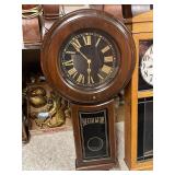 Collection of 6 Cut Glass Desk Clocks with Roman Numerals