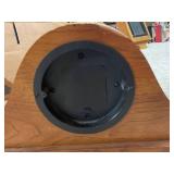 Set of 2 Mantel Clocks Windsor and Quartz Wood Case