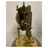 Vintage Anniversary Dome Mantel Clock with Ornate Gold Face