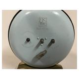 Vintage US Time Floral Metal Alarm Clock