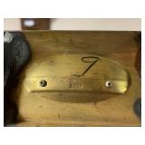 Vintage US Time Floral Metal Alarm Clock