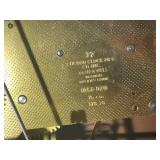 Lot of 2 Mantel Clocks - Linder West Germany and Howard Miller