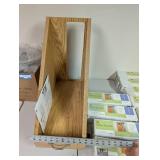 Lot of  3M Glass Accents Etched Sidelight Film Kits with Wood Storage Organizer