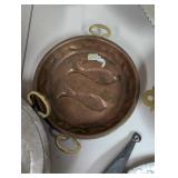 Assorted Vintage Metal Kitchenware Set with Trays, Bowls, and Pans