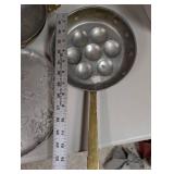 Assorted Vintage Metal Kitchenware Set with Trays, Bowls, and Pans