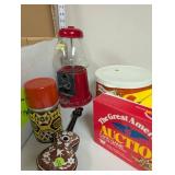 Vintage Toys and Games Lot with Guitar Music Box, Card Game, and More