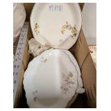 Assorted Vintage Platters and Bowls including Stetson, Elpo, HLC, Steubenville