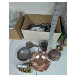 Assorted Vintage Metalware and Collectible Decorative Pieces
