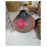 Collection of Native American Style Figurines, Pottery, Dolls, and Totem Decor