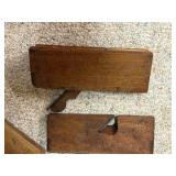 Set of 3 Antique Wooden Molding Hand Planes