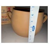 Red Wing Potteries Large Stoneware Handled Bowl with Original Box