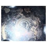 Kayserzinn 4146 Art Nouveau Pewter Vase with Floral Relief