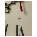 Howard Miller Octagon Wall Clock with Chime, 20 Inch