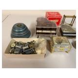Collection of Vintage Miniature Musical Piano Boxes and Music Box Parts
