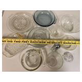 Vintage Glassware Collection with Serving Dishes, Citrus Juicer, and More