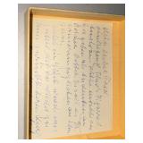 Vintage German Silver Cigarette Case 835 with Box and Handwritten Note