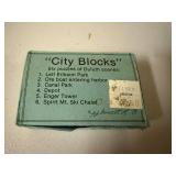 Vintage City Blocks Duluth Scenes Puzzle Set in Box