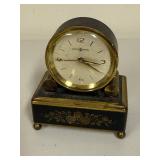 Vintage Reuge Music Box Clock Made in Switzerland