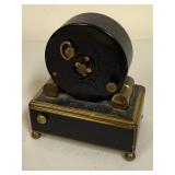 Vintage Reuge Music Box Clock Made in Switzerland