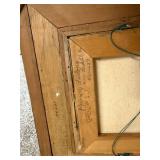 Framed Original Street Scene Oil Painting by Rosemary Fausbaugh