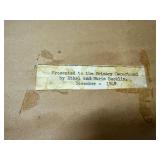 Framed 1948 Religious Print Jesus with Children