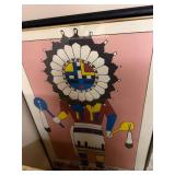 Framed Inter-Tribal Indian Ceremonial Poster Artwork