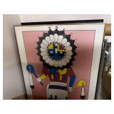Framed Inter-Tribal Indian Ceremonial Poster Artwork