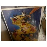 Mickey Mouse Character Evolution Framed Poster