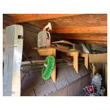 Large Assortment of Garden Tools, Statues, and Shed Contents