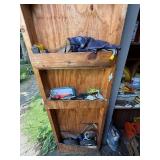 Mixed Lot of Hand Tools, Garden Equipment, and Hardware from Garden Shed