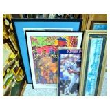 Framed Art Print and Poster Collection with Assorted Frames