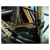 Assorted Picture Frames and Frame Parts Collection