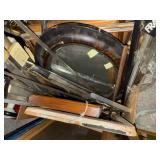 Assorted Picture Frames and Frame Parts Collection