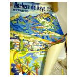 Vintage Rochers de Naye Montreux Travel Poster