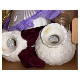 Assorted Glass Lamp Shades and Ceiling Light Covers Collection