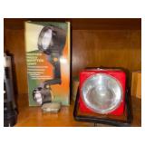 Assorted Portable Flashlights and Weatherproof Krypton Spotlight
