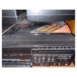Emerson AM/FM Stereo Dual Cassette System with High Speed Dubbing