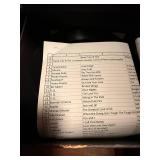 Large Collection of Vintage 45 RPM Records with Storage Cases and Listings